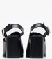 Women Mules Violet Black Leather Mortoglou Women Mules Violet Black Leather Mortoglou