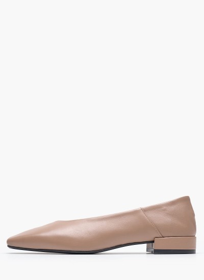 Γυναικείες Μπαλαρίνες Elastic.Ballerina Μαύρο Δέρμα Tommy Hilfiger