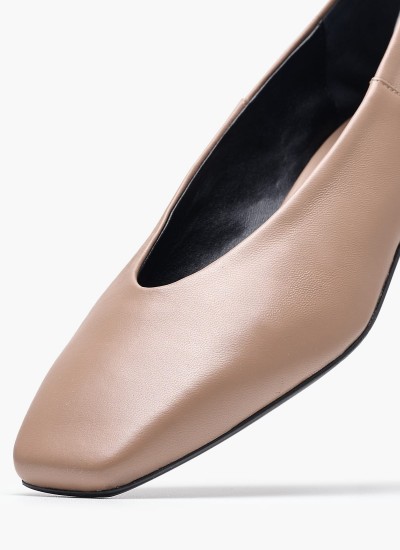 Γυναικείες Μπαλαρίνες Elastic.Ballerina Μαύρο Δέρμα Tommy Hilfiger