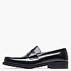 Men Moccasins Derek.Lea Black Leather Kalogirou Men Moccasins Derek.Lea Black Leather Kalogirou