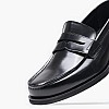 Men Moccasins Derek.Lea Black Leather Kalogirou Men Moccasins Derek.Lea Black Leather Kalogirou