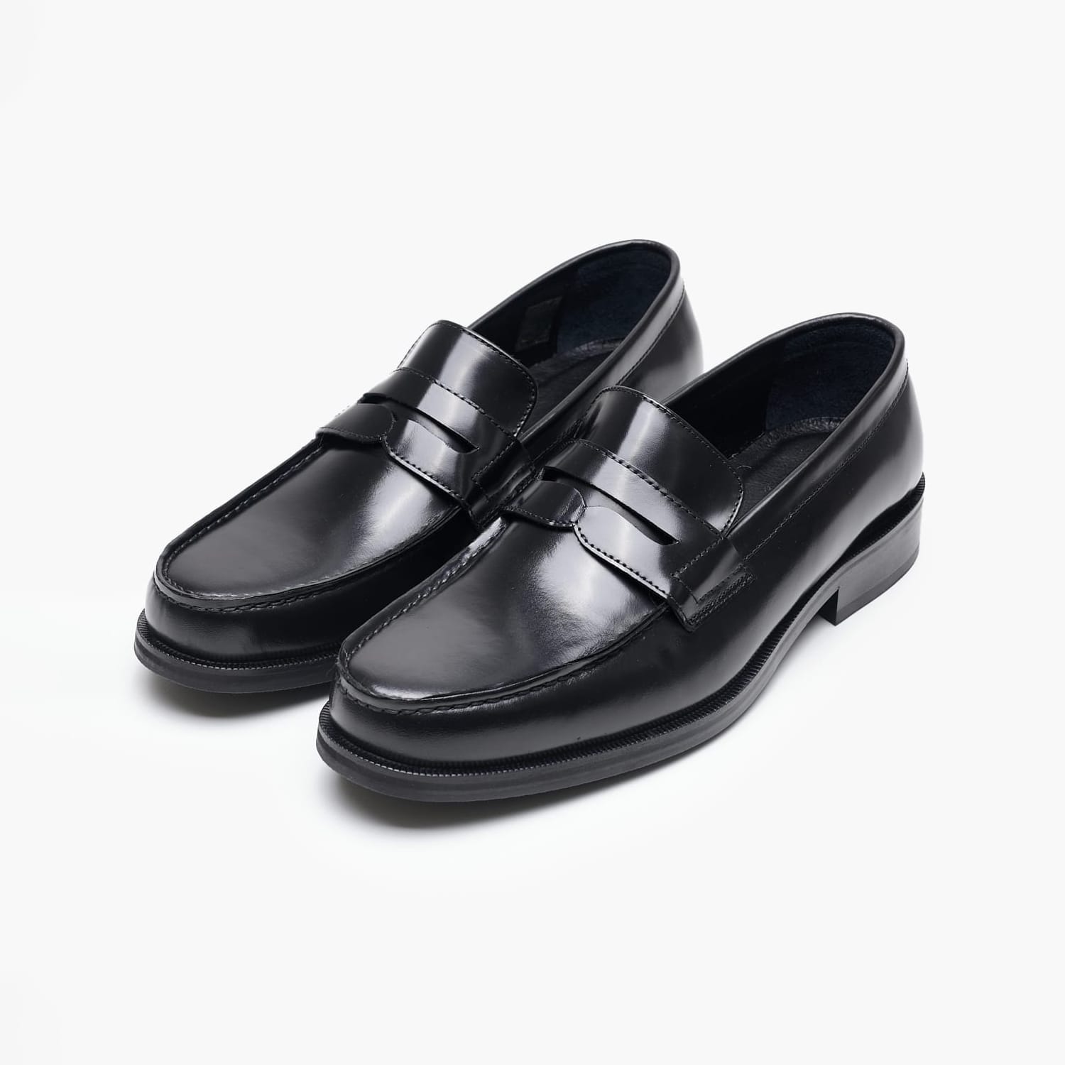 Men Moccasins Derek.Lea Black Leather Kalogirou Men Moccasins Derek.Lea Black Leather Kalogirou
