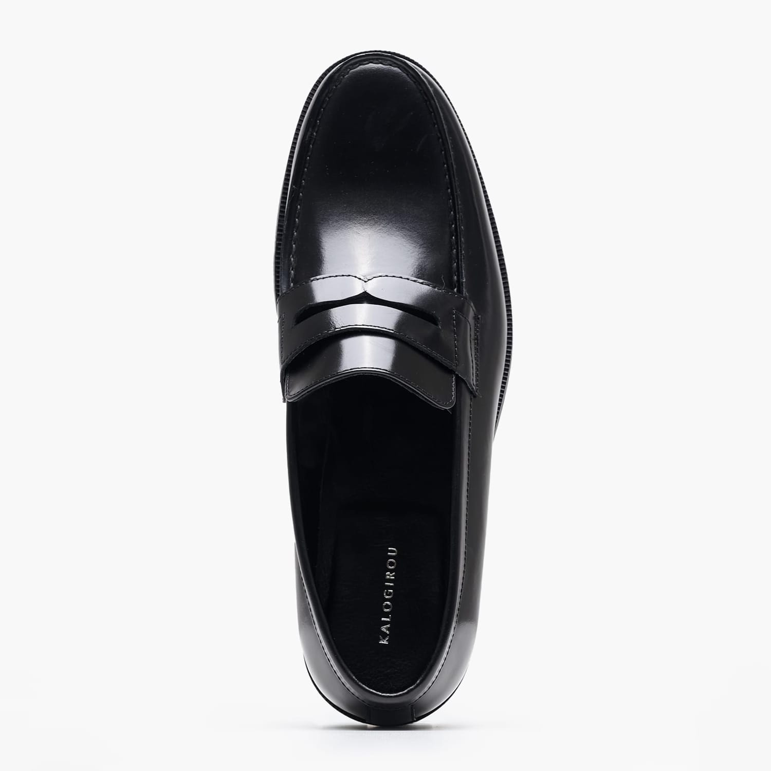 Men Moccasins Derek.Lea Black Leather Kalogirou Men Moccasins Derek.Lea Black Leather Kalogirou