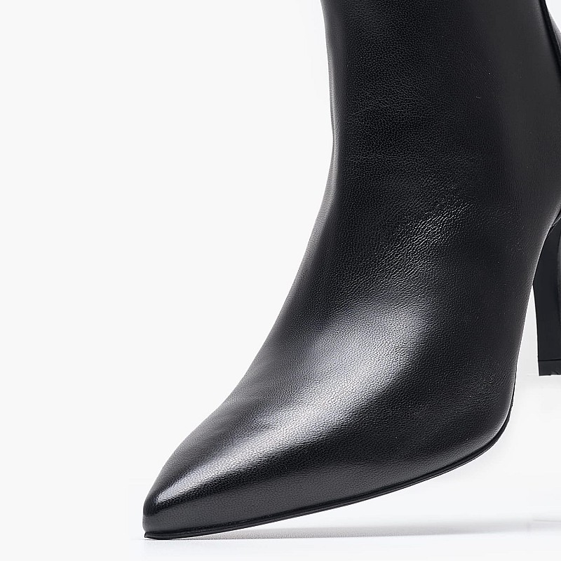 Women Boots Mirna Black Leather Kalogirou