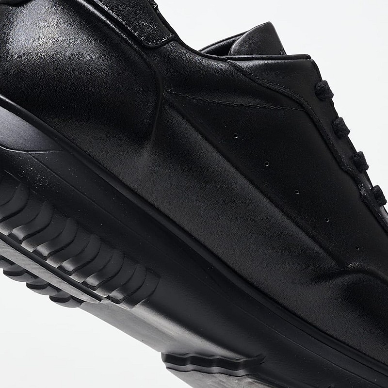 Men Casual Shoes Saga.Lea Black Leather Kalogirou