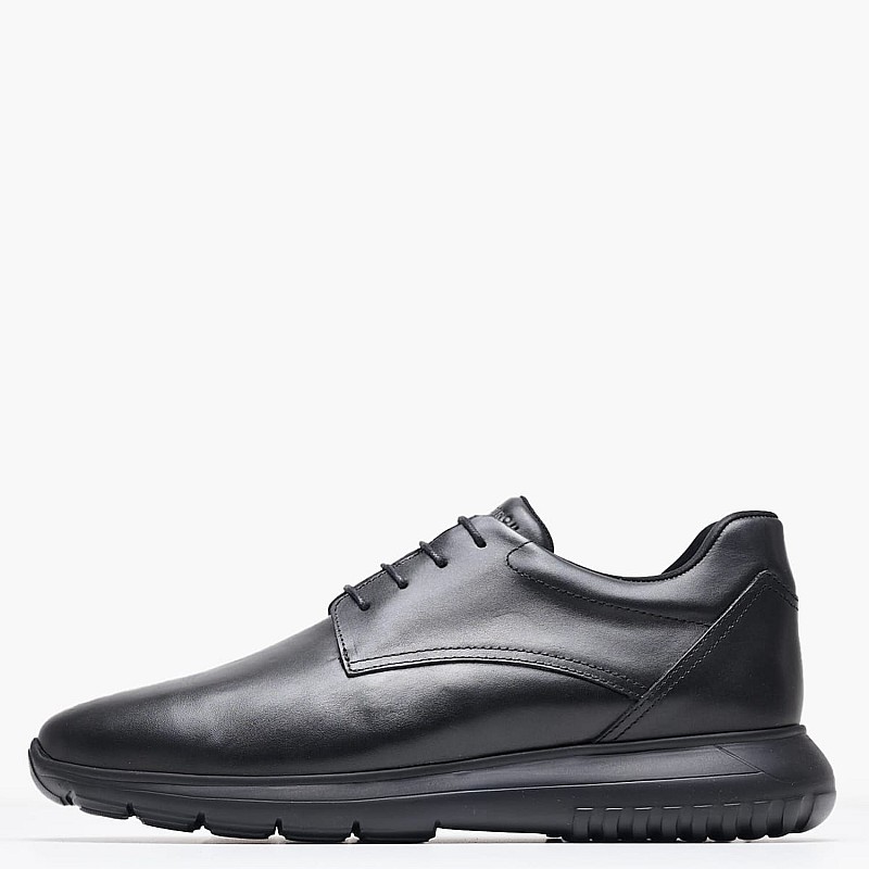 Men Shoes Steven.Lea Black Leather Kalogirou