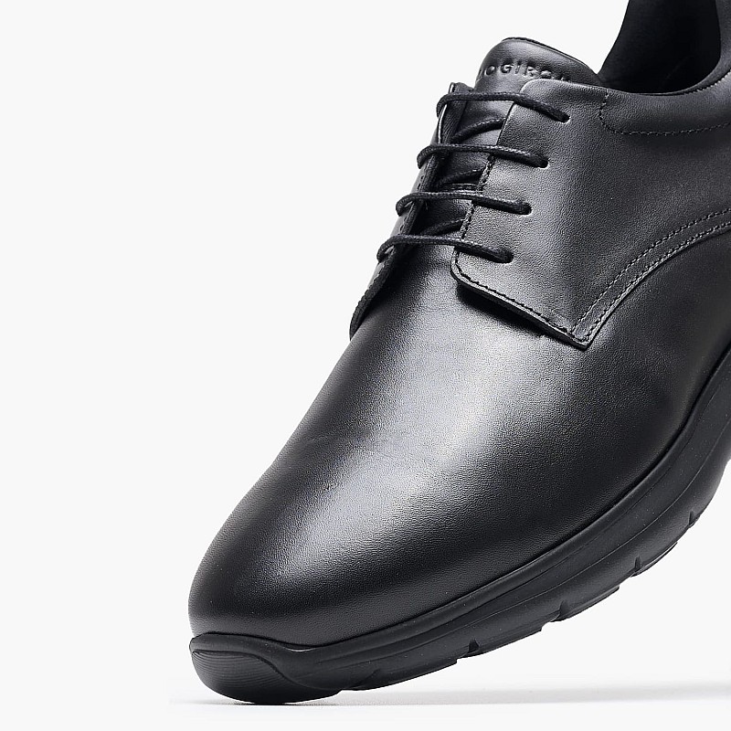 Men Shoes Steven.Lea Black Leather Kalogirou