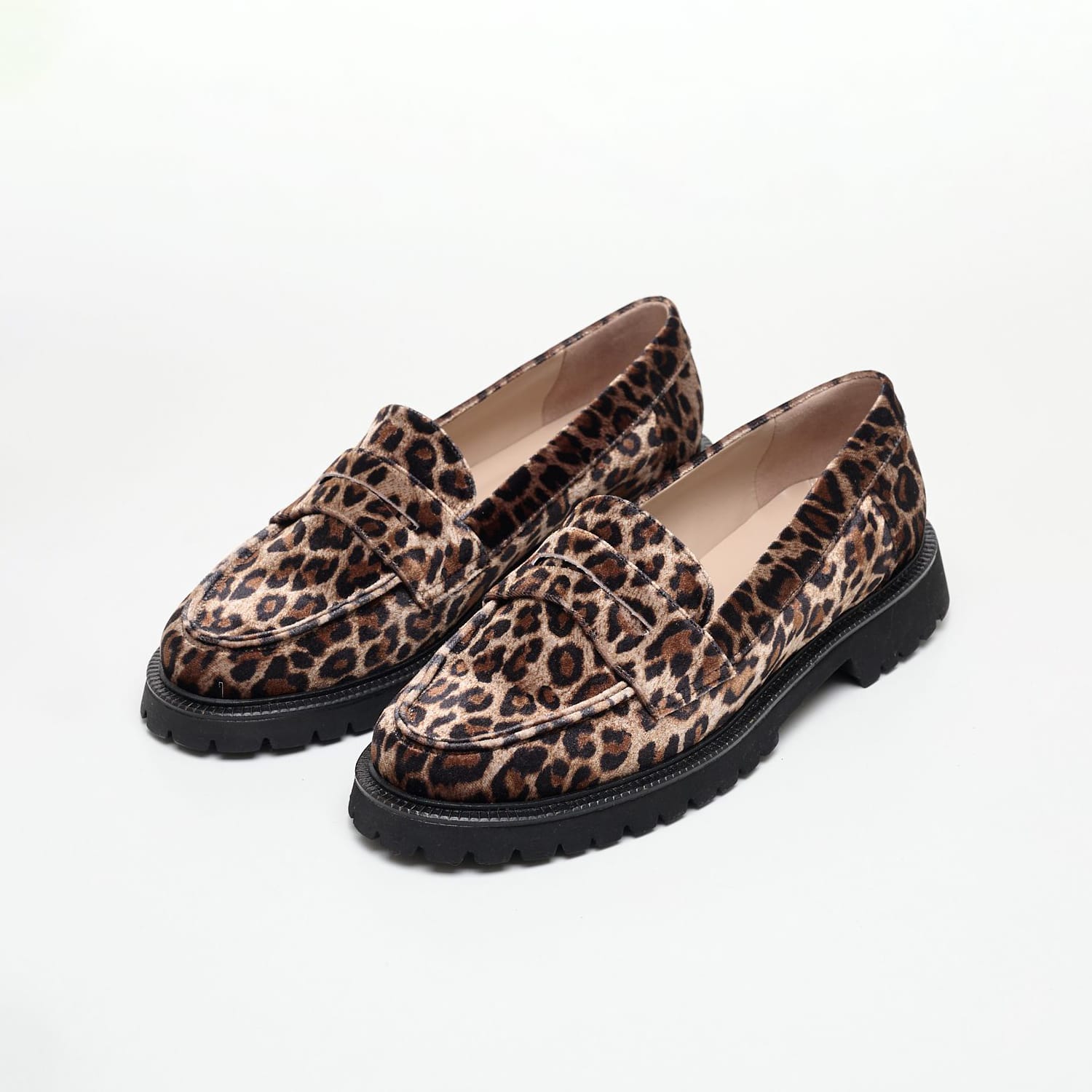 Γυναικεία Μοκασίνια Veronica.Vel Leopard Βελούδο Kalogirou Γυναικεία Μοκασίνια Veronica.Vel Leopard Βελούδο Kalogirou