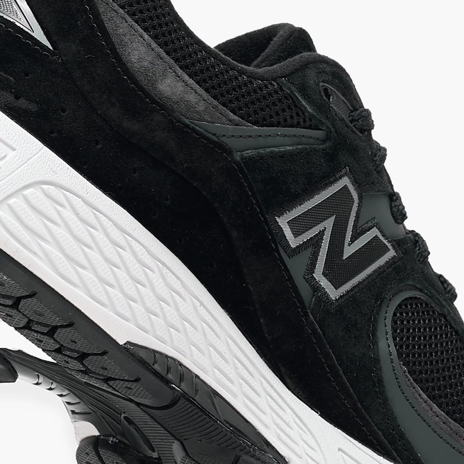 Men Casual Shoes 2002R.Bl Black Buckskin-Fabric New Balance