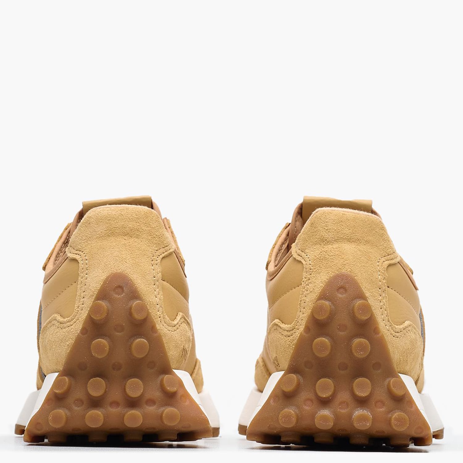 Men Casual Shoes 327Lj Yellow Leather-Buckskin New Balance Casual - Sneakers New Balance 327Lj-Yellow