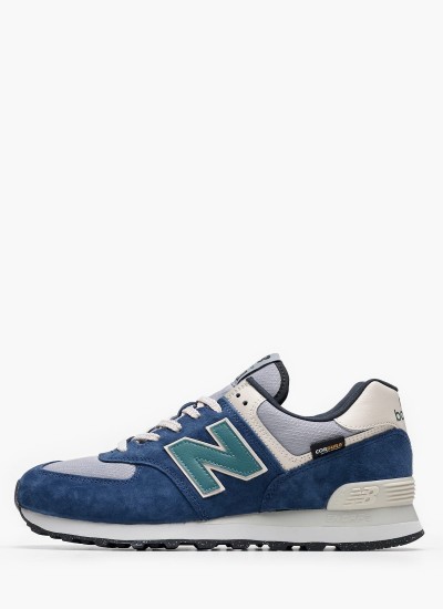 Ανδρικά Παπούτσια Casual 574.So Μπλε Δέρμα Καστόρι New Balance