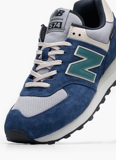 Ανδρικά Παπούτσια Casual 574.So Μπλε Δέρμα Καστόρι New Balance