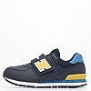 Παιδικά Παπούτσια Casual 574 Μαύρο ECOleather New Balance Παιδικά Παπούτσια Casual 574 Μαύρο ECOleather New Balance