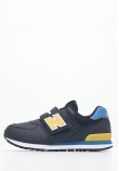 Παιδικά Παπούτσια Casual 574 Μαύρο ECOleather New Balance
