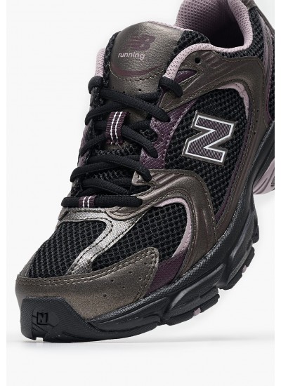 Γυναικεία Παπούτσια Casual MR530 Μαύρο ECOleather-Ύφασμα New Balance