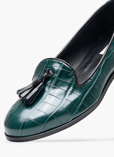 Γυναικεία Μοκασίνια 24313 Μαύρο ECOleather Tamaris