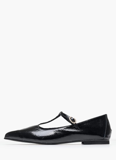 Γυναικεία Μοκασίνια 24313 Μαύρο ECOleather Tamaris