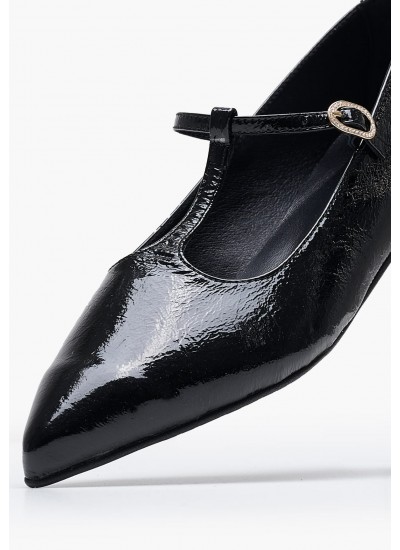 Γυναικεία Μποτάκια Pearl Μαύρο Δέρμα Steve Madden