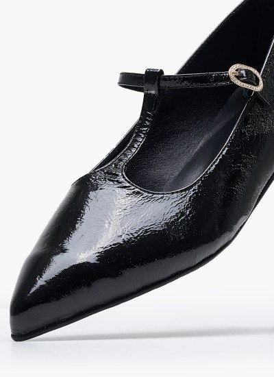 Γυναικεία Μοκασίνια 24313 Μαύρο ECOleather Tamaris