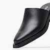Women Mules 51203 Black Leather Mortoglou Women Mules 51203 Black Leather Mortoglou