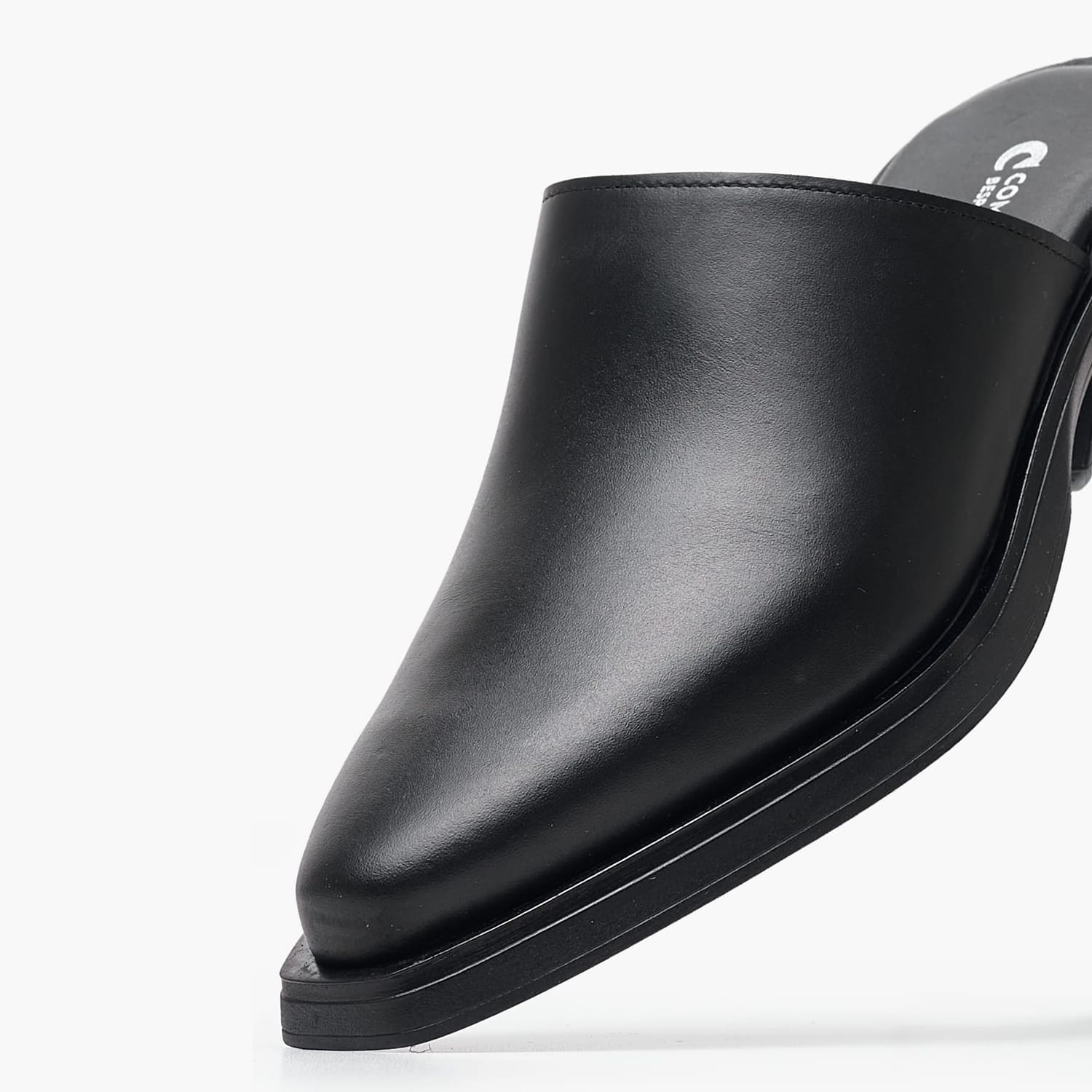 Women Mules 51203 Black Leather Mortoglou