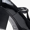 Γυναικείες Γόβες & Peeptoes Ψηλές 51220 Μαύρο Δέρμα Λουστρίνι Mortoglou