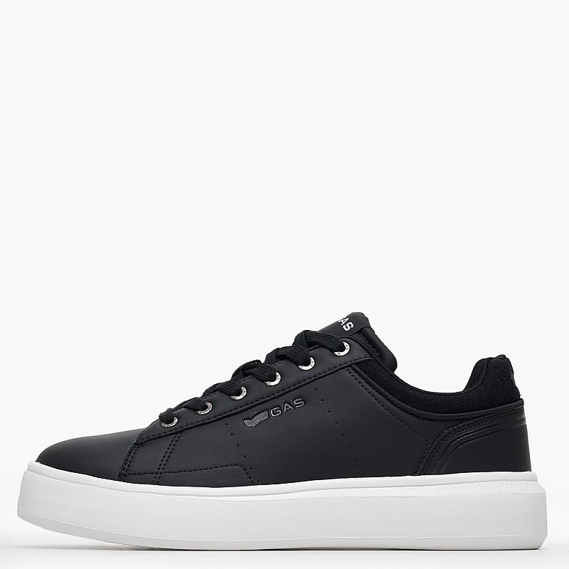 Ανδρικά Παπούτσια Casual Pola.Ltx Μαύρο ECOleather Gas