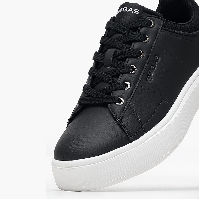 Ανδρικά Παπούτσια Casual Pola.Ltx Μαύρο ECOleather Gas