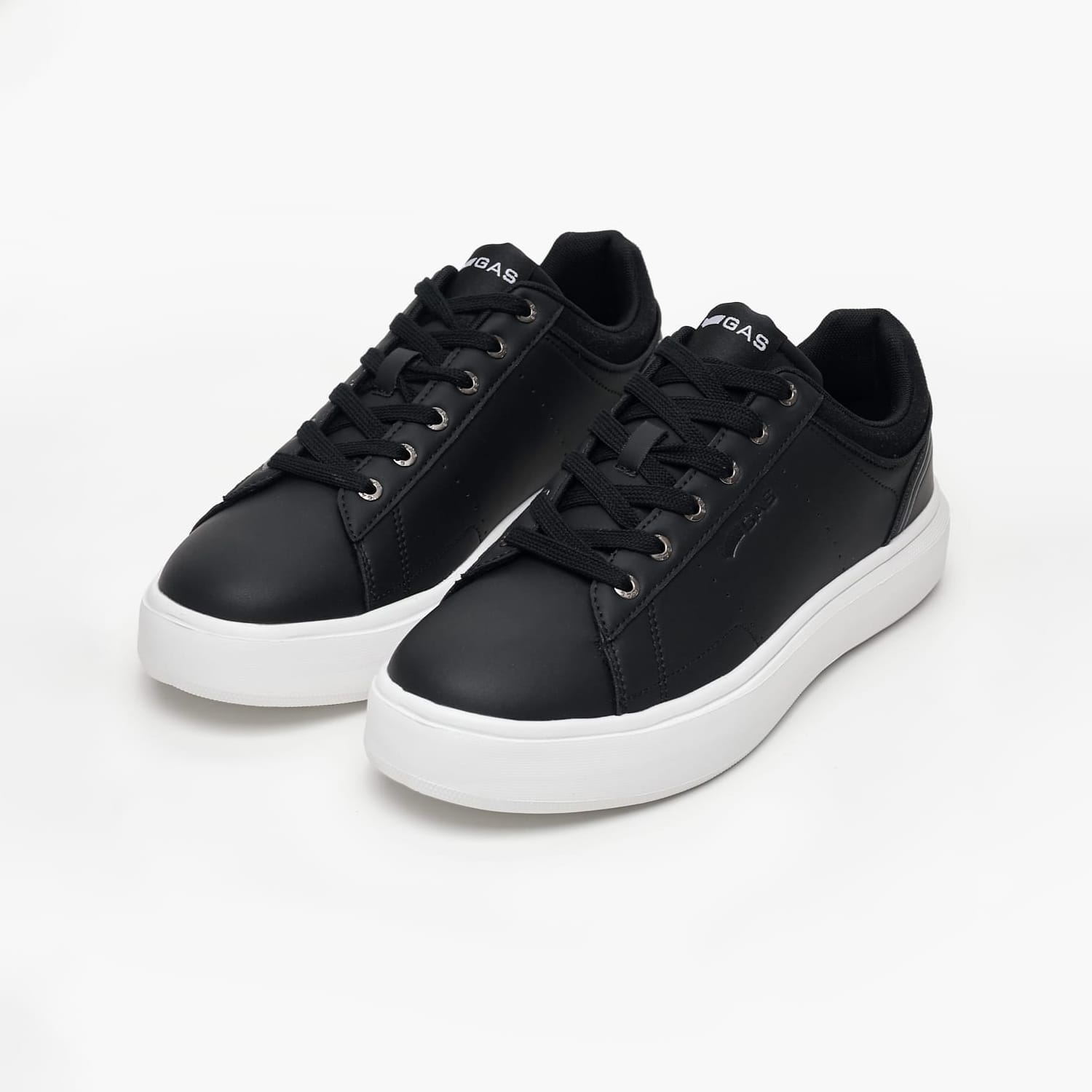 Ανδρικά Παπούτσια Casual Pola.Ltx Μαύρο ECOleather Gas Ανδρικά Παπούτσια Casual Pola.Ltx Μαύρο ECOleather Gas