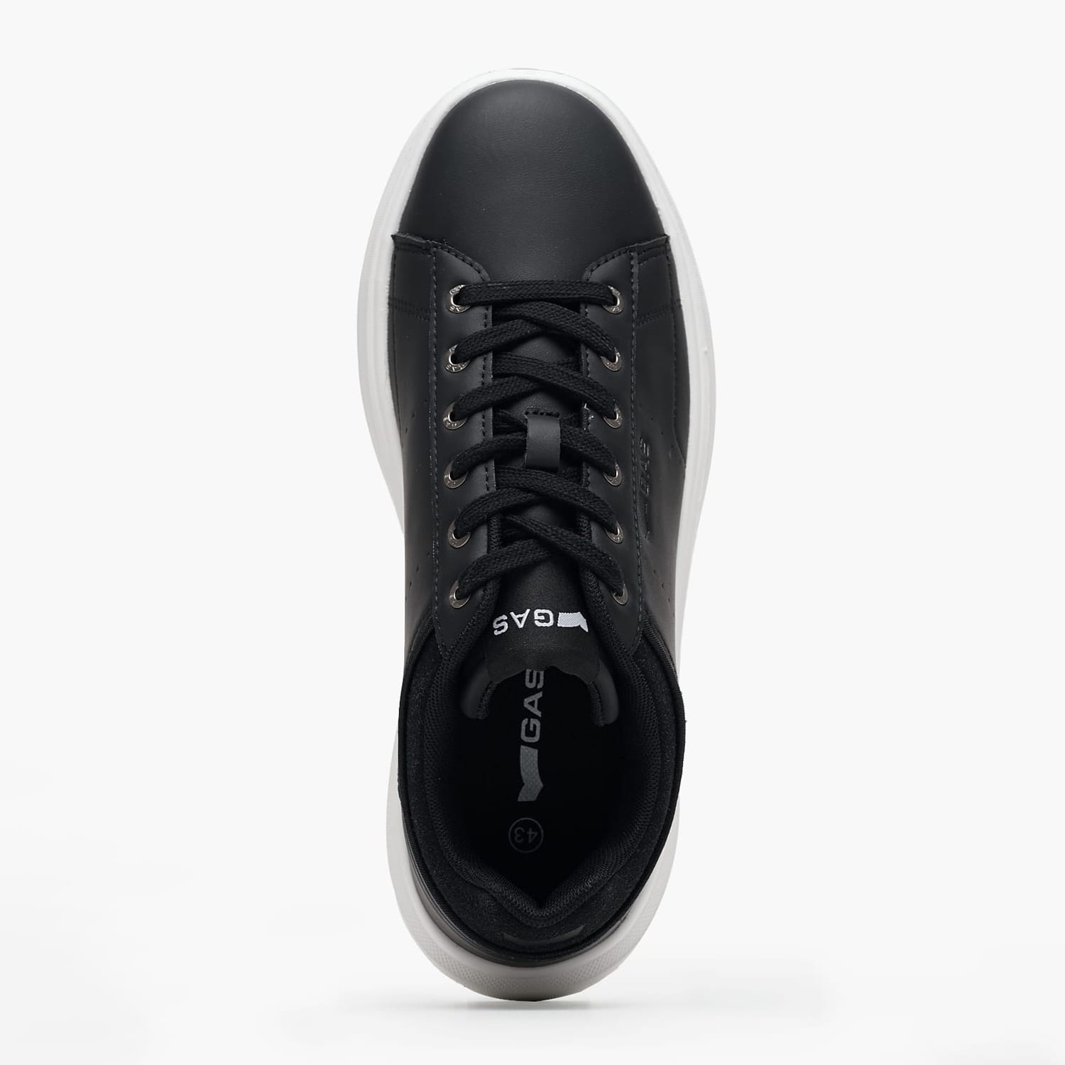 Ανδρικά Παπούτσια Casual Pola.Ltx Μαύρο ECOleather Gas Ανδρικά Παπούτσια Casual Pola.Ltx Μαύρο ECOleather Gas