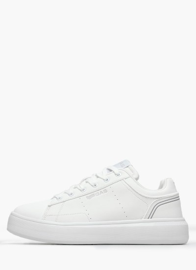 Ανδρικά Παπούτσια Casual Pola.Ltx Άσπρο ECOleather Gas
