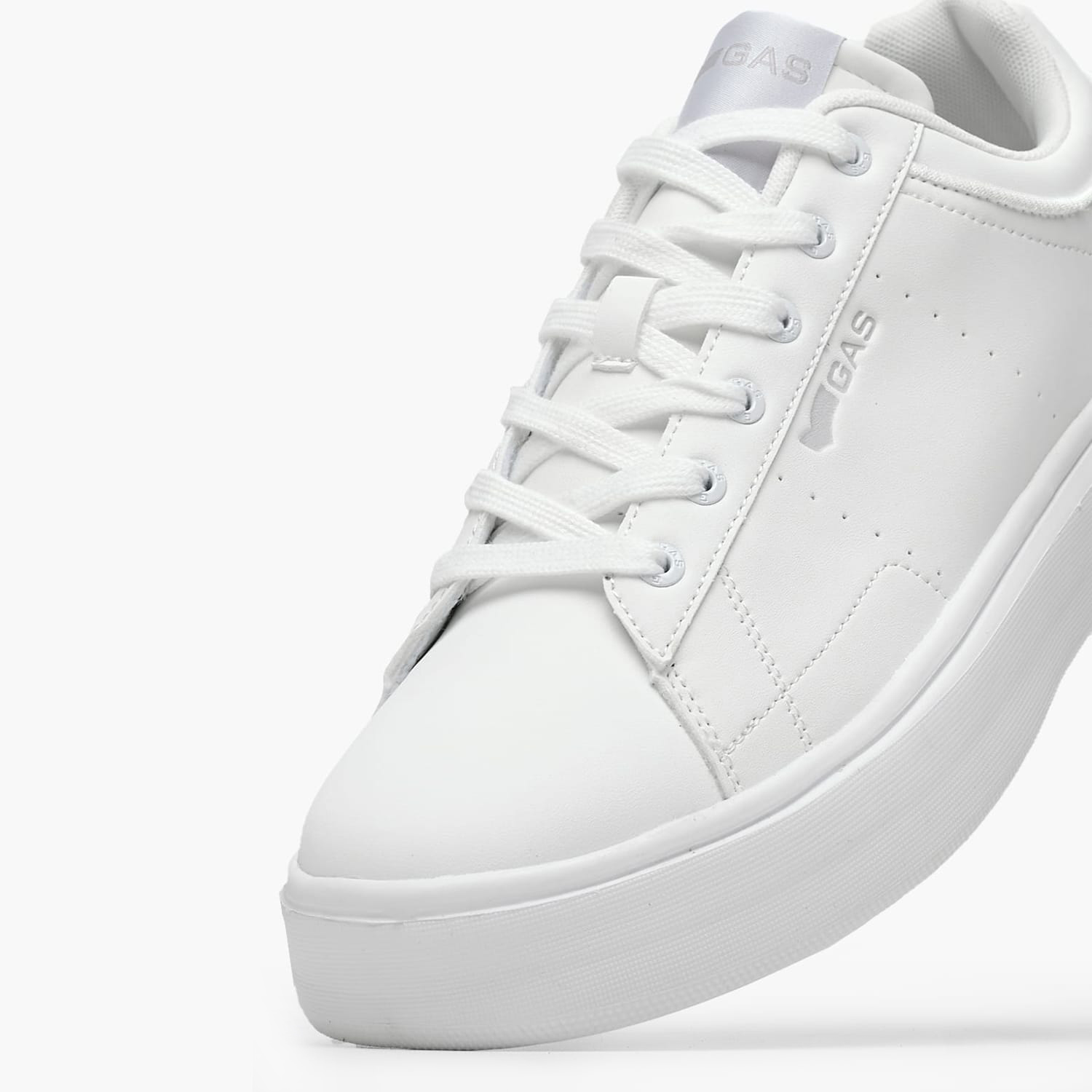 Ανδρικά Παπούτσια Casual Pola.Ltx Άσπρο ECOleather Gas