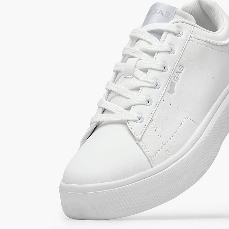 Ανδρικά Παπούτσια Casual Pola.Ltx Άσπρο ECOleather Gas