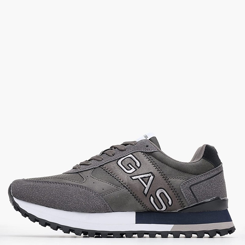 Ανδρικά Παπούτσια Casual Yohn.Mix Γκρι ECOleather-Ύφασμα Gas