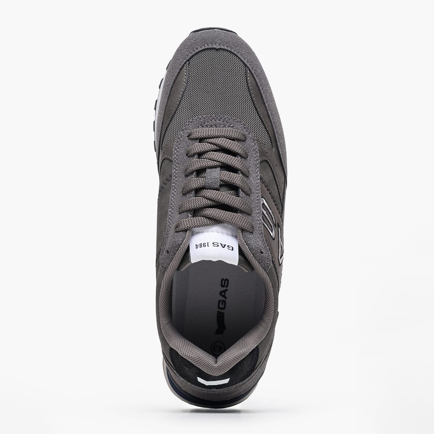 Ανδρικά Παπούτσια Casual Yohn.Mix Γκρι ECOleather-Ύφασμα Gas Ανδρικά Παπούτσια Casual Yohn.Mix Γκρι ECOleather-Ύφασμα Gas