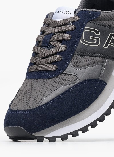 Ανδρικά Παπούτσια Casual Yohn.Nbx Μπλε ECOleather Gas
