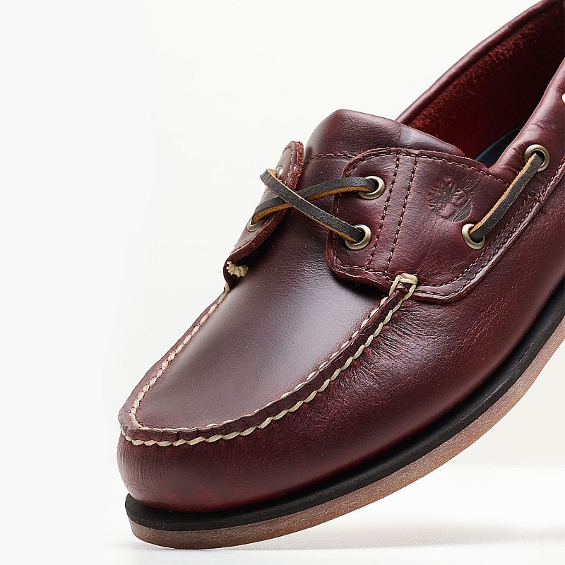 Ανδρικά Ιστιοπλοϊκά 25077 Μπορντό Δέρμα Timberland