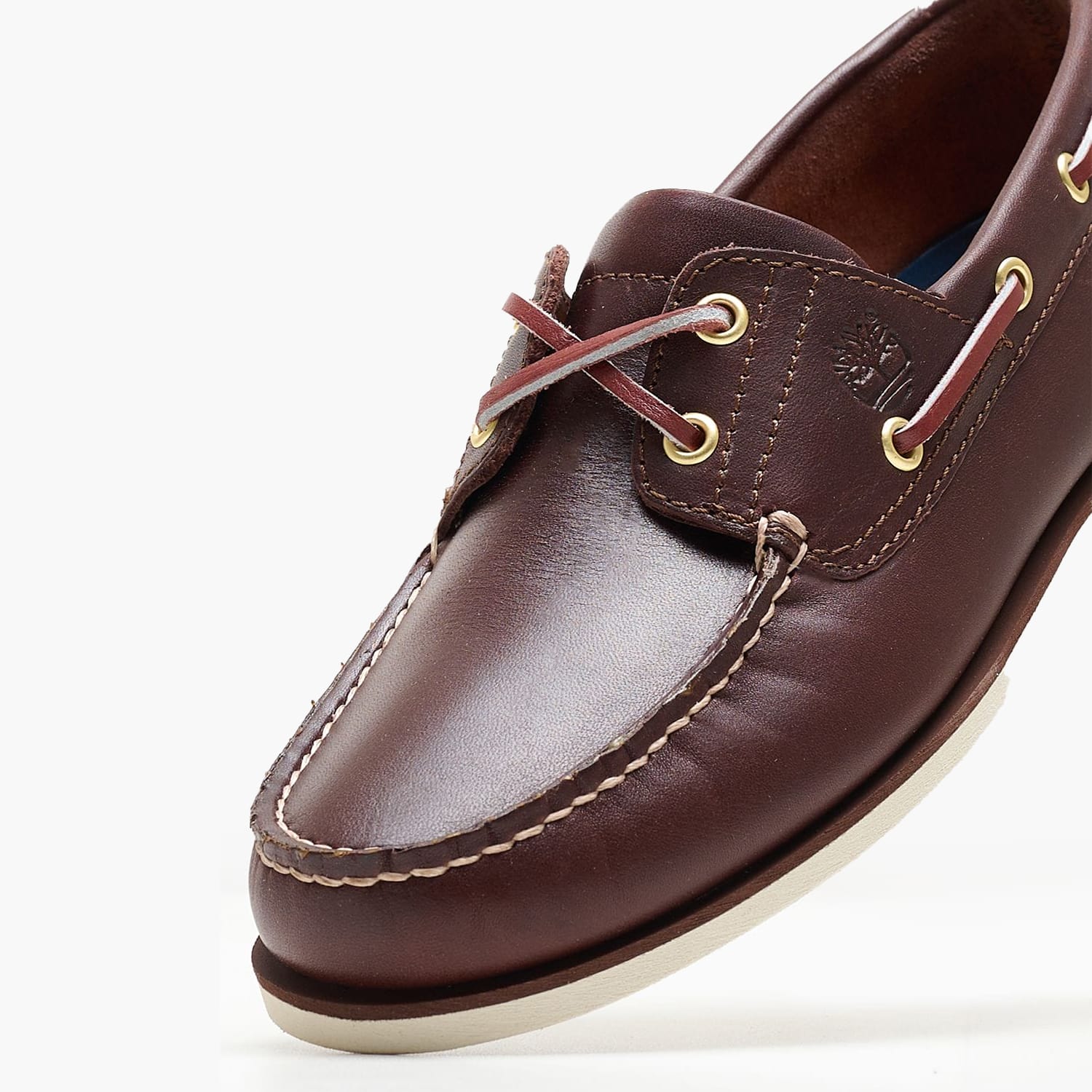 Men Sailing shoes 74035 Brown Leather Timberland