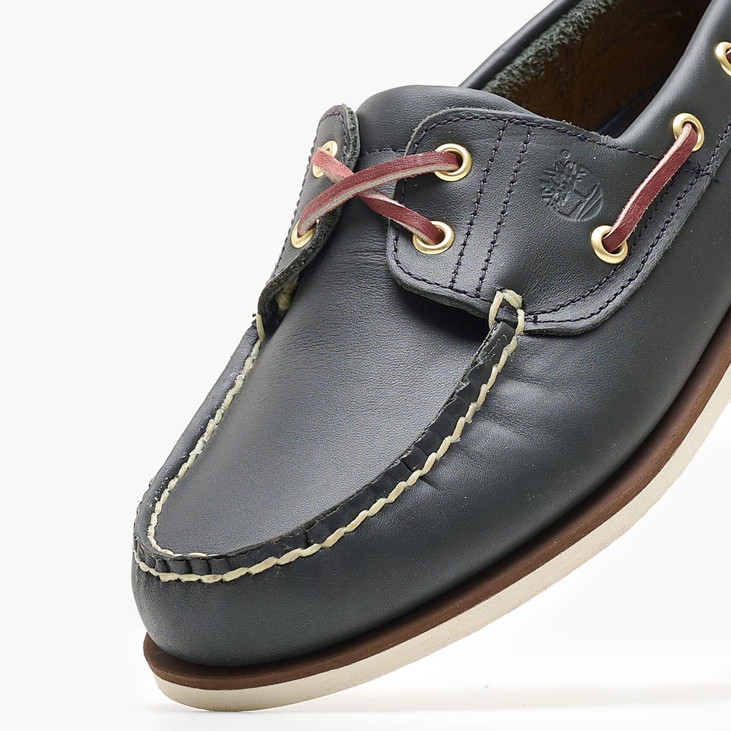 Men Sailing shoes 74036 Blue Leather Timberland