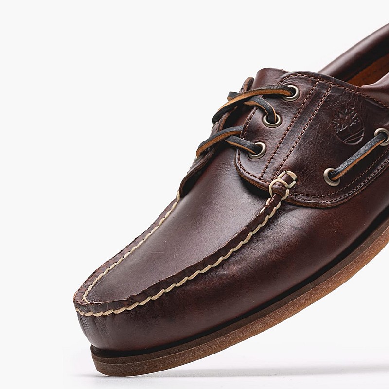 Men Sailing shoes 76015 Brown Leather Timberland