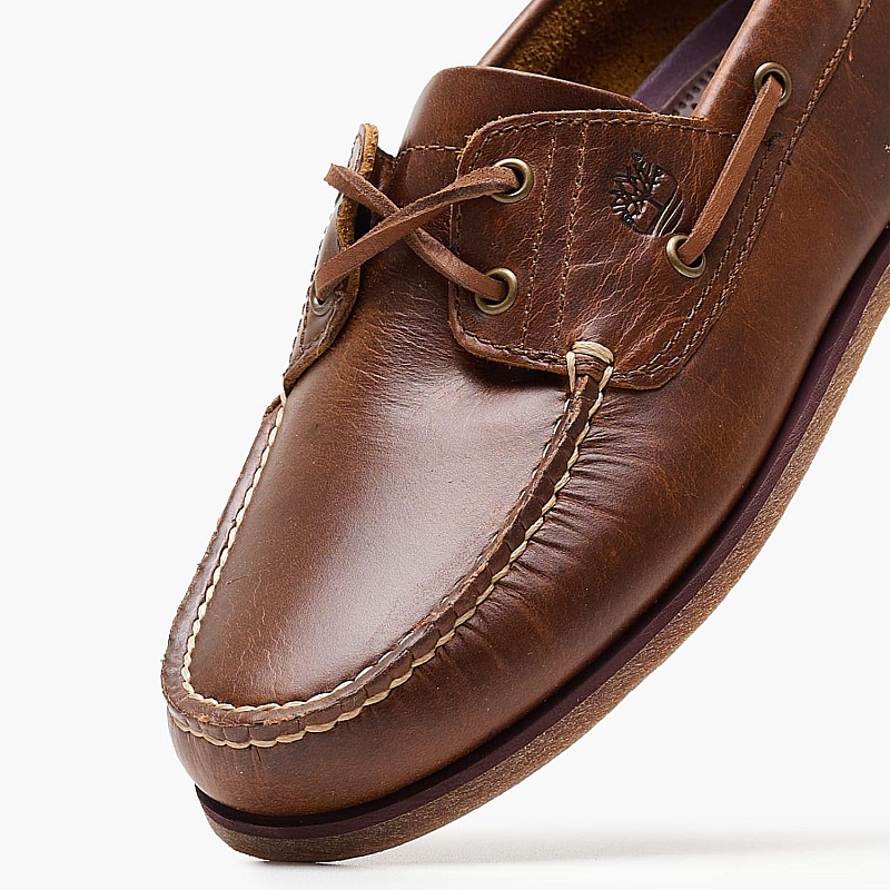 Ανδρικά Ιστιοπλοϊκά A232X Καφέ Δέρμα Timberland