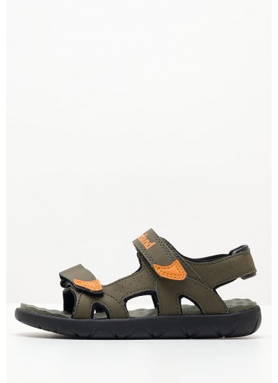 Παιδικά Μποτάκια Arzach Μπλε ECOleather Geox