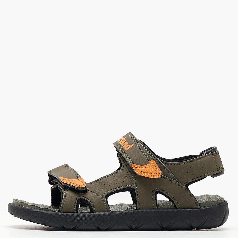 Kids Flip Flops & Sandals A23SY Olive ECOleather Timberland