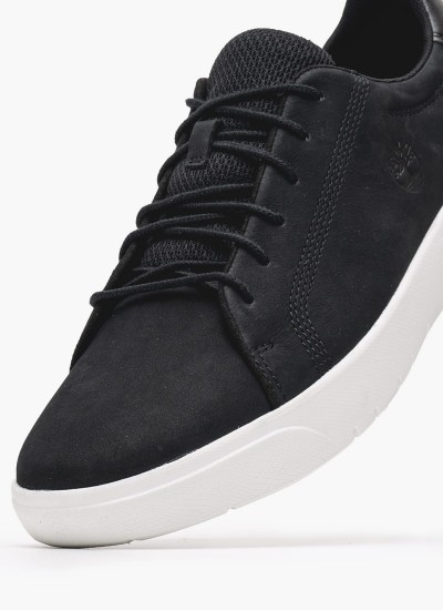 Ανδρικά Παπούτσια Casual A5WVZ Μαύρο Δέρμα Νούμπουκ Timberland