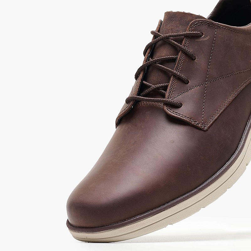 Ανδρικά Παπούτσια Casual A2A3P Καφέ Δέρμα Νούμπουκ Timberland