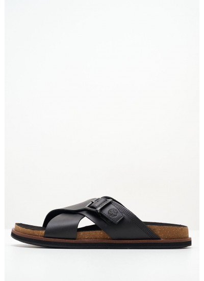Ανδρικές Σαγιονάρες & Πέδιλα Arizona.Bs.Nman Μαύρο ECOleather Birkenstock