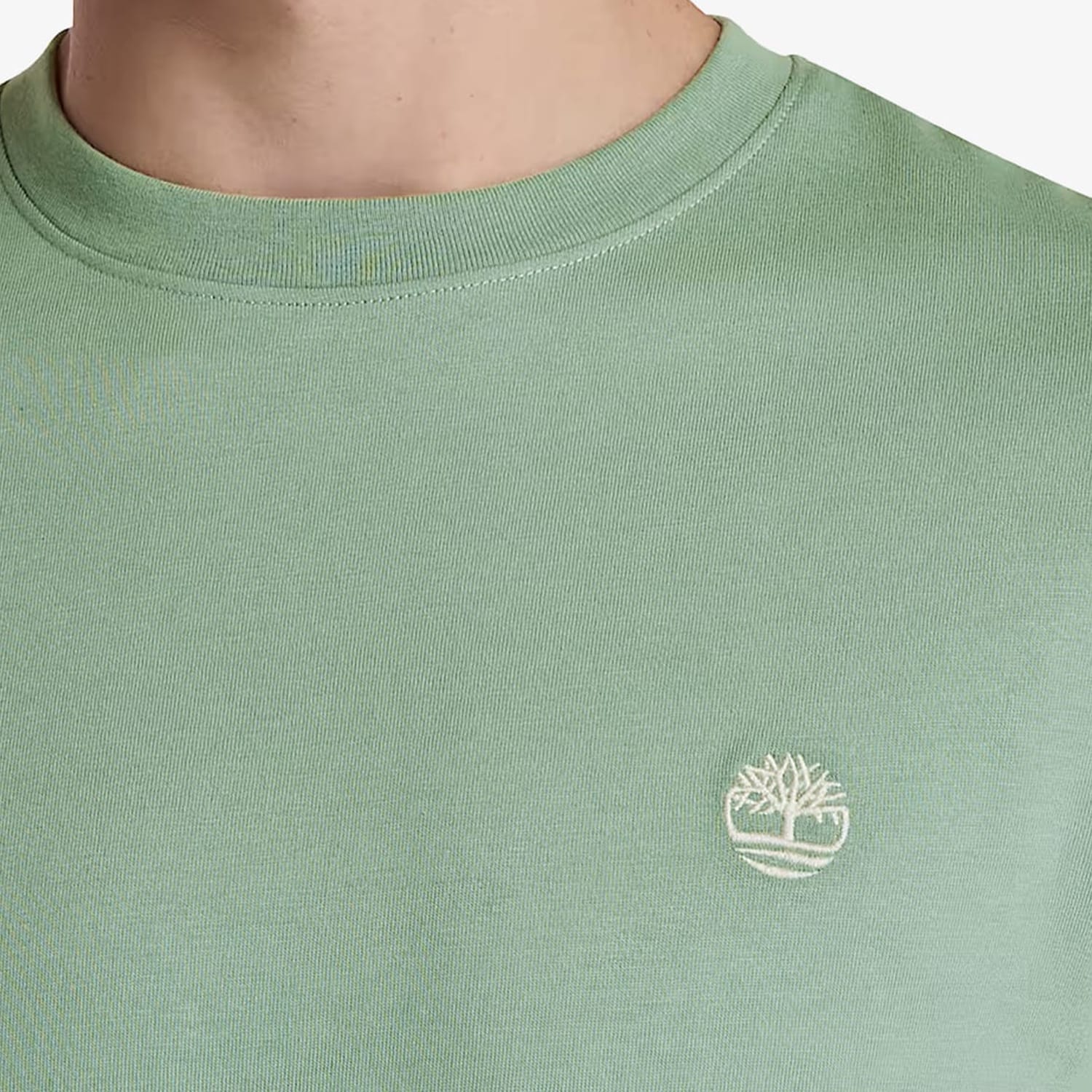 Men T-Shirts A2BPR Green Cotton Timberland Men T-Shirts A2BPR Green Cotton Timberland