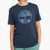 Men T-Shirts A2C2R.2 DarkBlue Cotton Timberland Men T-Shirts A2C2R.2 DarkBlue Cotton Timberland