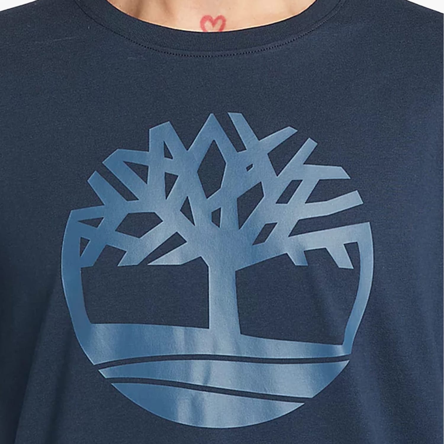 Men T-Shirts A2C2R.2 DarkBlue Cotton Timberland Men T-Shirts A2C2R.2 DarkBlue Cotton Timberland