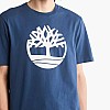 Men T-Shirts A2C2R Blue Cotton Timberland Men T-Shirts A2C2R Blue Cotton Timberland